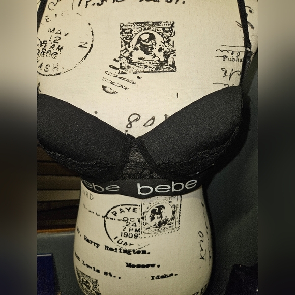 Bebe Womans Black Bra Size 36D - Picture 1 of 12